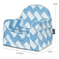 thumbnail image 6 of P'kolino Little Reader Chair - Grey with white piping, 6 of 60
