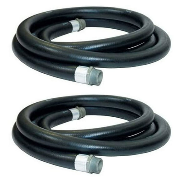 Apache 3/4 Inch Diameter 20 Foot Length 60 PSI Fuel Transfer Hose (2 Pack)