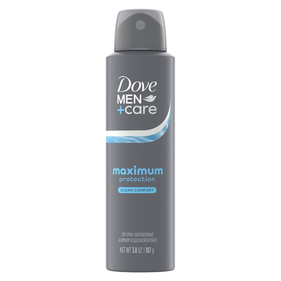 Dove Men Care Anti-Perspirant Spray Maximum Protection Clean Comfort 96-Hour Comfort ,3.8 oz
