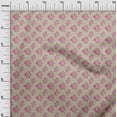 thumbnail image 3 of oneOone Rayon Pink Fabric Floral Fabric For Sewing Printed Craft Fabric By The Yard 56 Inch Wide, 3 of 4