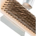 thumbnail image 2 of Truecraftware – 27- inch Heavy Duty Wire Brush with Scraper, Black Metal Wire Brush with Long Wooden Handle, 2 of 5