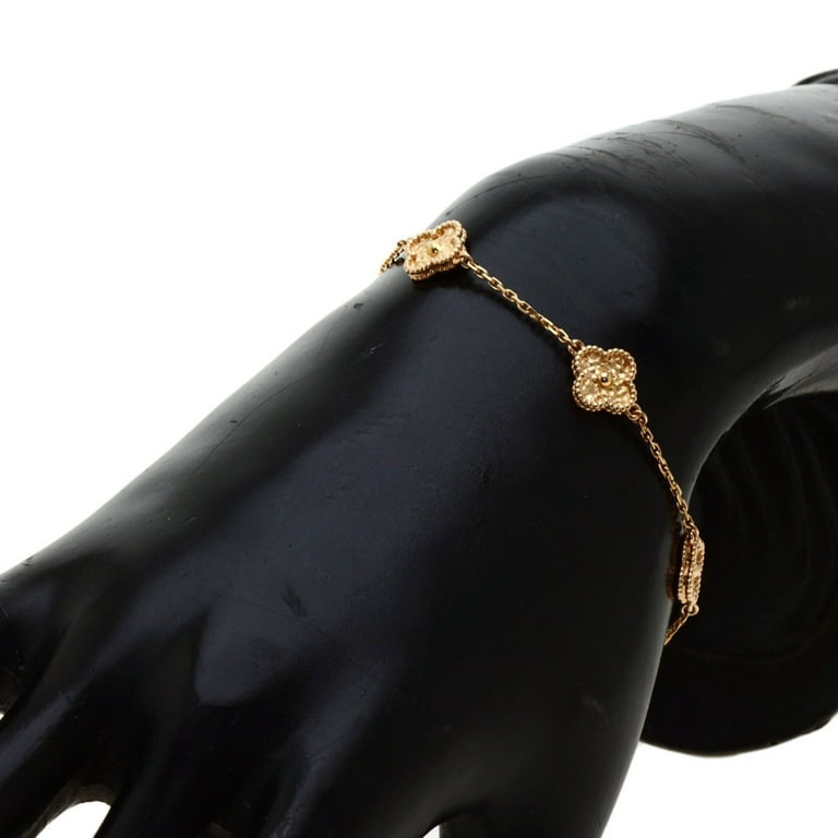 Authenticated Used Van Cleef & Arpels Sweet Alhambra Bracelet K18