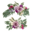 thumbnail image 1 of 2 Rustic Wedding Arch Lively Leaves with Ties And Clips Art Swag for Wedding Reception Tabletop Ceremony Window , Option 4 E, 1 of 8