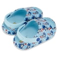 thumbnail image 3 of Sonic The Hedgehog Boys Slides, Comfort Foam Slip-on Slippers with Straps for Kids Light Blue – 7/8, 3 of 6