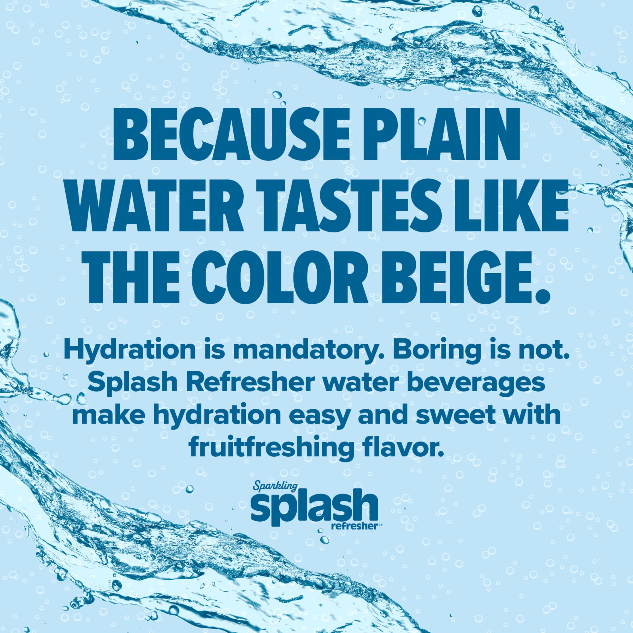 (3 pack) Splash Blast Sparkling Can, Black Cherry Flavor, 12 fl oz, 8-pack