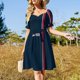 thumbnail image 4 of Vestido de manga corta con diseño de dreidel de Hanukkah / Chanukah Ropa Tendencia de ropa de mujer 2025 Vestidos de moda para mujer Vestido, 4 of 7