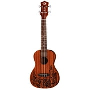 Luna Ukulele Lizard Mahogany Concert w/Bag Lefty