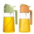 thumbnail image 1 of Botella pulverizadora de vidrio para cocina, dispensador de aceite, tarro pulverizador de aceite para barbacoa, hornear, suministros de cocina, 470ML, 1 of 5