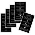 thumbnail image 5 of Dry Needling Aftercare Cards  50 Pack  Size 2x3.5" inch Business Card  Black with White, 5 of 9