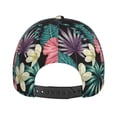 thumbnail image 6 of Balery Baseball Cap Adjustable Size for Running Workouts and Outdoor Activities All Seasons Dad Hat(Green Tropical Leaves), 6 of 8