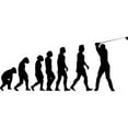 thumbnail image 3 of CafePress - The Evolution Of Golf Women's Light Pajamas - Women's Short Sleeve Print T-Shirt and Pants Light Cotton Pajama Set, 3 of 7