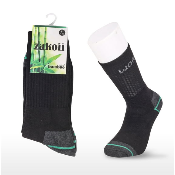 Men’s Sport Crew Length Bamboo Socks (ZM-208070)
