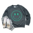 thumbnail image 2 of Smiley Face Outline Puff Print | Sweatshirt, 2 of 7