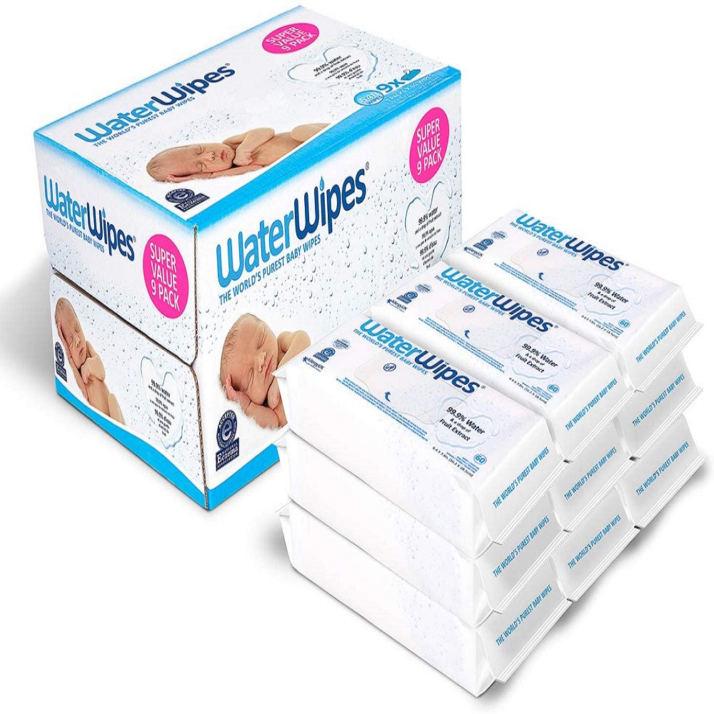WaterWipes Unscented Baby Wipes, Newborn and Sensitive