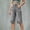 Gray, variant on Womens Capri Jeans Straight Leg Button Zipper with Pockets Solid Color Denim Pants Casual Work Wear Pink