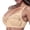 Beige, variant on 2 Pack Womens Bras No Underwire Light Lace Half V Bust Reducing Underwear,Beige,100C