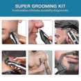 thumbnail image 3 of Compatible Beard Trimmer Usb Rechargeable Multifunctional Household Hair Trimmer Hair Men Shaver Trimmer_Perfect Gift, 3 of 5
