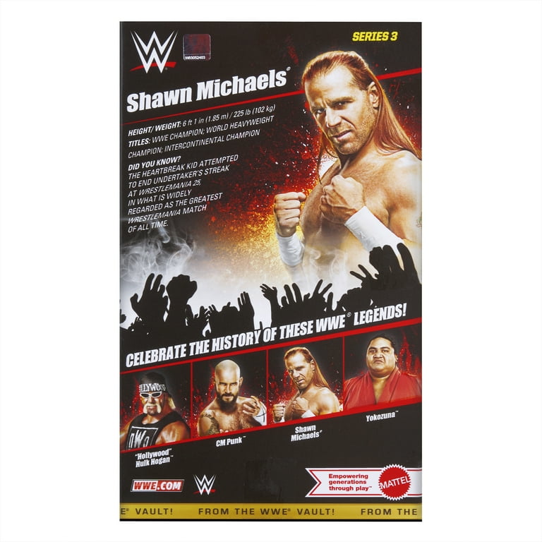 WWE Wrestling Series 3 Shawn Michaels Action Figure