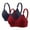 Multicolor-06, variant on Plus Size Women's Push-Up Bralette 2-Pack Wireless Breathable Bra S-XXL Value Bundle Nylon,Spandex