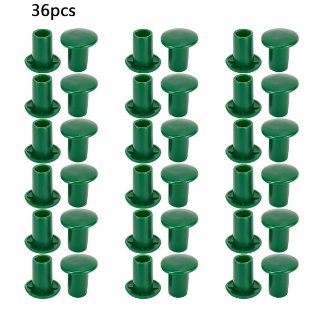 36PCS PVC Bamboo Covers Bamboo Topper Protectors For Bamboo Sticks And Canes