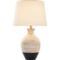 thumbnail image 2 of 27" White Wash and Black 3-Way Switch Table Lamp, 2 of 3