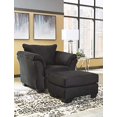thumbnail image 2 of Signature Design by Ashley - Darcy Contemporary Accent Arm Chair, Black, 2 of 5