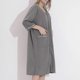 thumbnail image 4 of Bata de baño para mujer, camisón con cremallera y bolsillo, holgada, fina, talla 3XL, informal, para estar en casa, 4 of 4