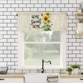thumbnail image 4 of Yellow Sunflower Kitchen Valances for Windows 42x12 Inch Kitchen Curtains Valances Rod Pocket Bee Floral Farmhouse Country Retro Bathroom Window Valances for Window Treatment Decor, 4 of 6