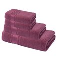 thumbnail image 5 of Melissa Linen, 4-Piece Bath Towel Set for Bathroom, (Bath Towel, Hand Towel, 2 Fingertips Towels), Soft and Absorbent, Plum Purple, 5 of 10