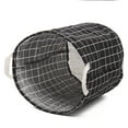 thumbnail image 3 of Cotton Linen Foldable Washing Dirty Clothes Laundry Basket Hamper Canvas Toy Storage Organizer Bag Home Household 13.78 x 17.72'', 3 of 4