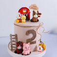 thumbnail image 4 of JeVenis - Decoraci&oacute;n de pastel de animales de granja, decoraci&oacute;n de cumplea&ntilde;os de animales de granja, decoraci&oacute;n de pastel de cerdo, decoraci&oacute;n d, 4 of 7