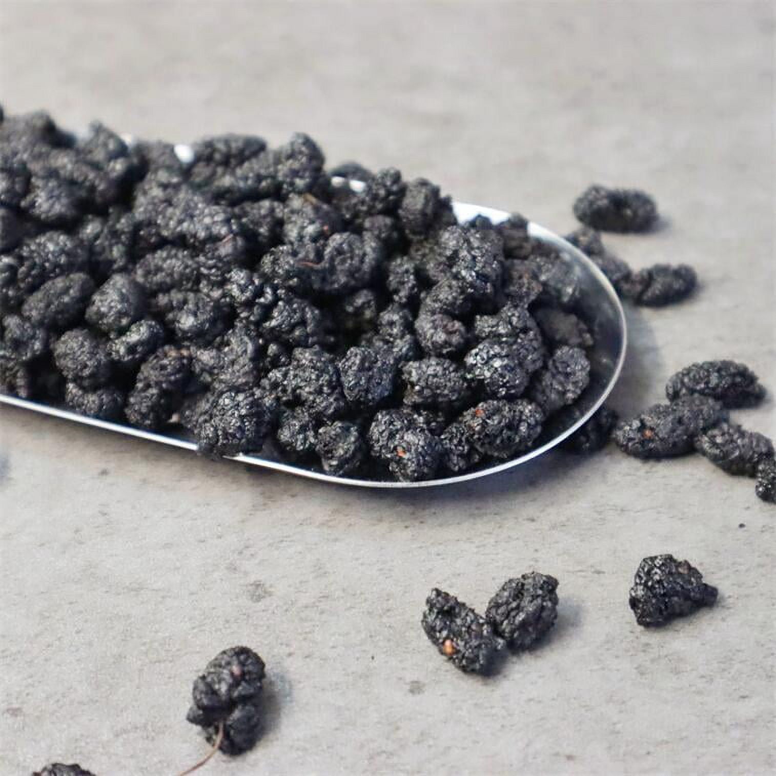 Premium Dried Black Mulberries Sun Dried Mulberries Healthy Vegan 280g