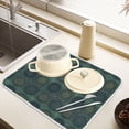 thumbnail image 6 of Ryvnso Mandala Ethnic Pattern-s1 Dish Drying Mat for Kitchen Countertop 18x24 Large Dish Pad Drainer Rack Dish Sink Mats, 6 of 7