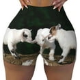 thumbnail image 2 of Fotbe Cute Goat Baby Shorts Sin Costuras – Shorts Deportivos de Cintura Alta para Mujer, Elásticos para Gimnasio, Yoga, Running o Ciclismo-X-Large, 2 of 8