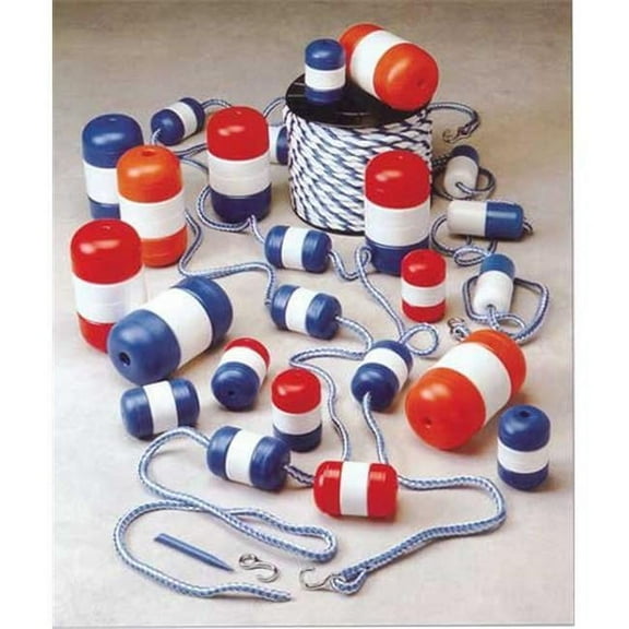 American Granby 5 x 9 in. Blue, White & Blue Locking Float - 0.75 in.