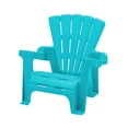 thumbnail image 4 of Play Day Adirondack Chair for Toddlers, Turquoise, 1 Seat, 4 of 8