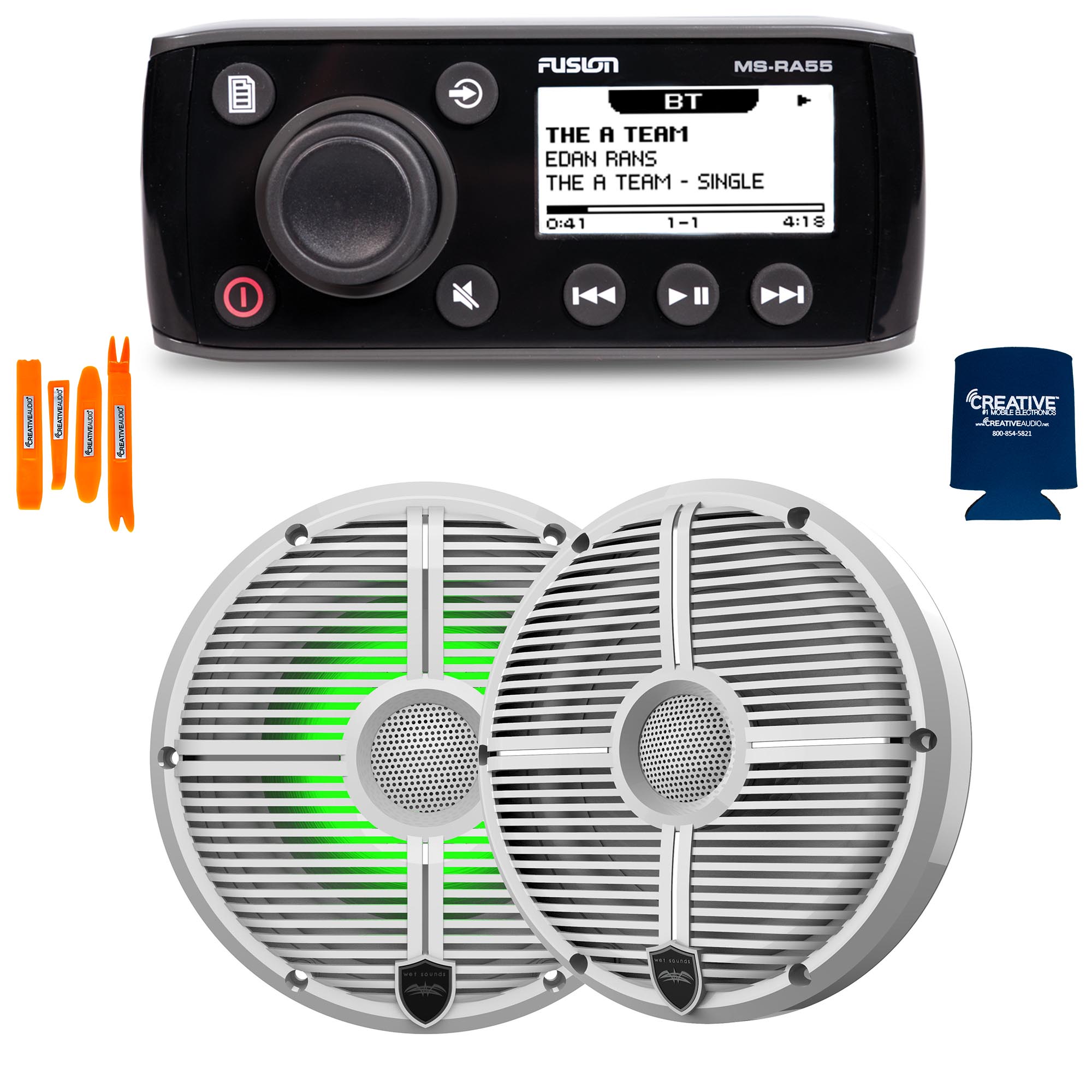 Fusion MS-RA55 Compact Marine AM/FM/BT 