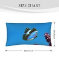 thumbnail image 3 of Yiaed butterfly and purple lilac flowers Microfiber Queen Pillow Cases,Pillowcases with Envelope Closure, Wrinkle, Fade and Stain Resistant Pillow Covers, 20x36in（No pillow core）, 3 of 7