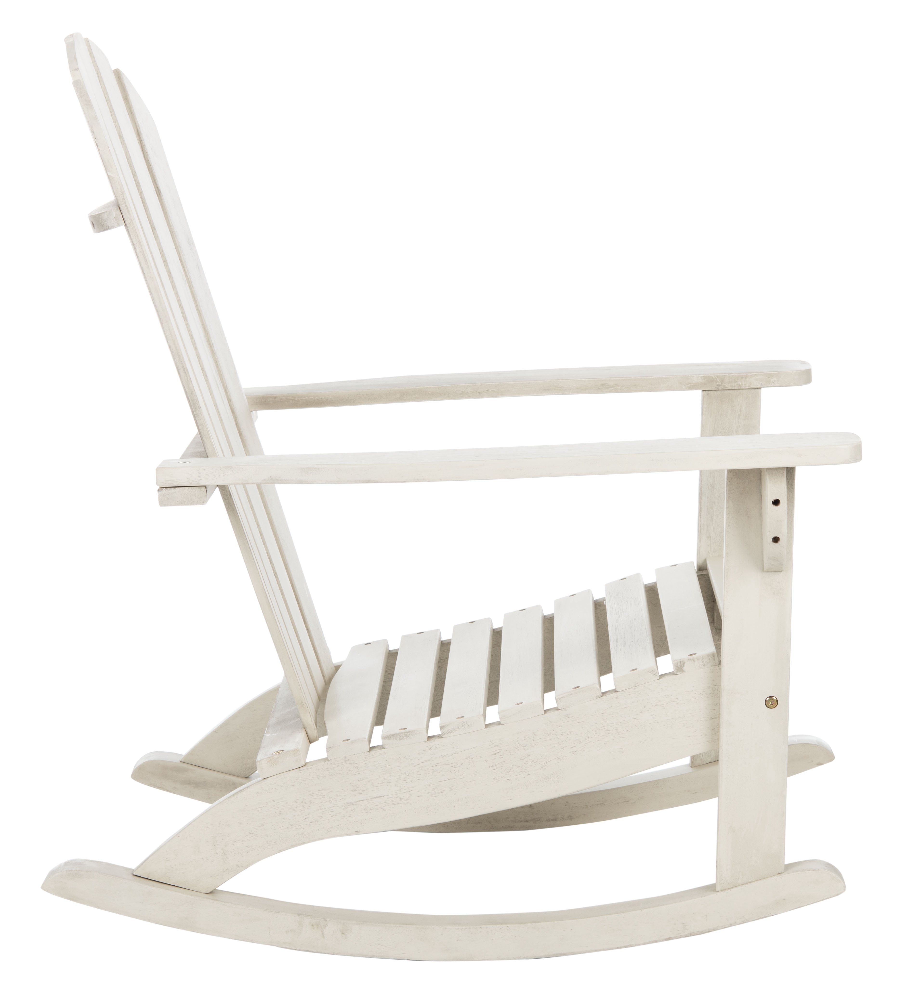 SAFAVIEH Outdoor Collection Brizio Adirondack Rocking Chair White