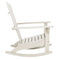 thumbnail image 4 of SAFAVIEH Outdoor Collection Brizio Adirondack Rocking Chair White, 4 of 9