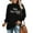 Black, variant on Pntutb Womens Clearance Loose Long Sleeve Sweatshirt Hooded Hoodie Sweatshirt Blouse