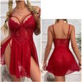 thumbnail image 4 of Vestido de lencería para mujer tela de poliéster fácil de ajustar correa de espagueti amigable con la piel ropa de dormir transpirable para fiesta temática ANGGREK Otros, 4 of 7