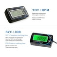 Tach Hour SVCMoto Digital Engine Tach Hour Meter Alert RPM Tachometer