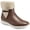 Tan, variant on Aerosoles Womens FERRA Faux Leather Faux Fur Ankle Boots