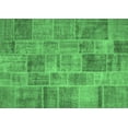 thumbnail image 1 of Ahgly Company Indoor Rectangle Patchwork Emerald Green Transitional Area Rugs, 3' x 5', 1 of 4