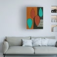 thumbnail image 3 of Regina Moore 'Rust and Teal Patterns IX' Canvas Art, 3 of 3