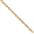 thumbnail image 2 of 14K Solid Yellow Gold 0.7mm Cable Rope Chain Twisted Link Necklace, 2 of 4