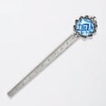 thumbnail image 5 of Flag of Israel Vintage Silver Lace-Edged Bookmark: a Gift for Book Lovers and Readers, 5 of 5