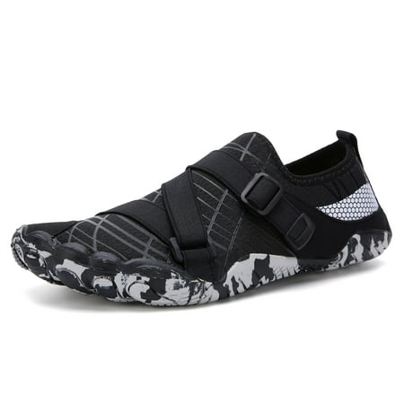 

Hicooer Coolcsea Water Shoes Men s Women s Swim Shoes Outdoor Beach Barefoot Quick-Dry Aqua Pool Socks Swimming Yoga Surfing Exercise Black
