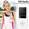 thumbnail image 4 of MP3 Player 16G Portable MP3 Music Player Hi-Fi Rechargeable Player Sport Sport Audio Video Adapter, White, 4 of 9